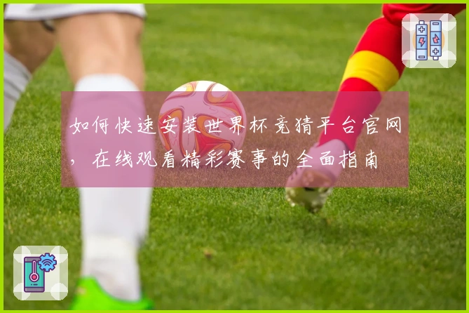 如何快速安装世界杯竞猜平台官网，在线观看精彩赛事的全面指南