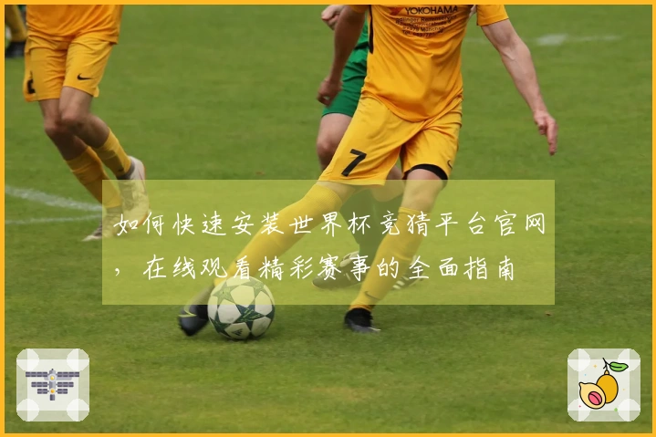 如何快速安装世界杯竞猜平台官网，在线观看精彩赛事的全面指南